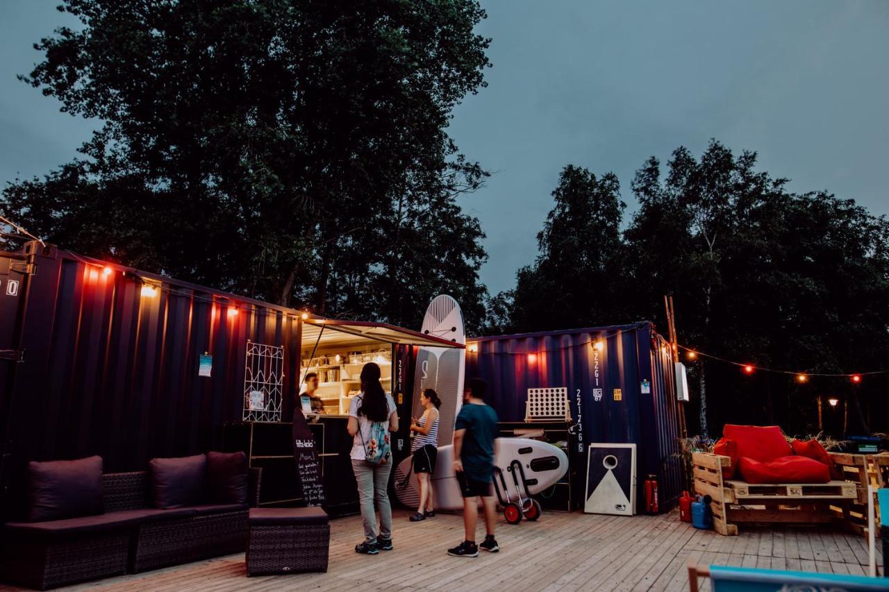 Glampingresort Raus Am See In Spaden Schiffdorf Eksteriør billede