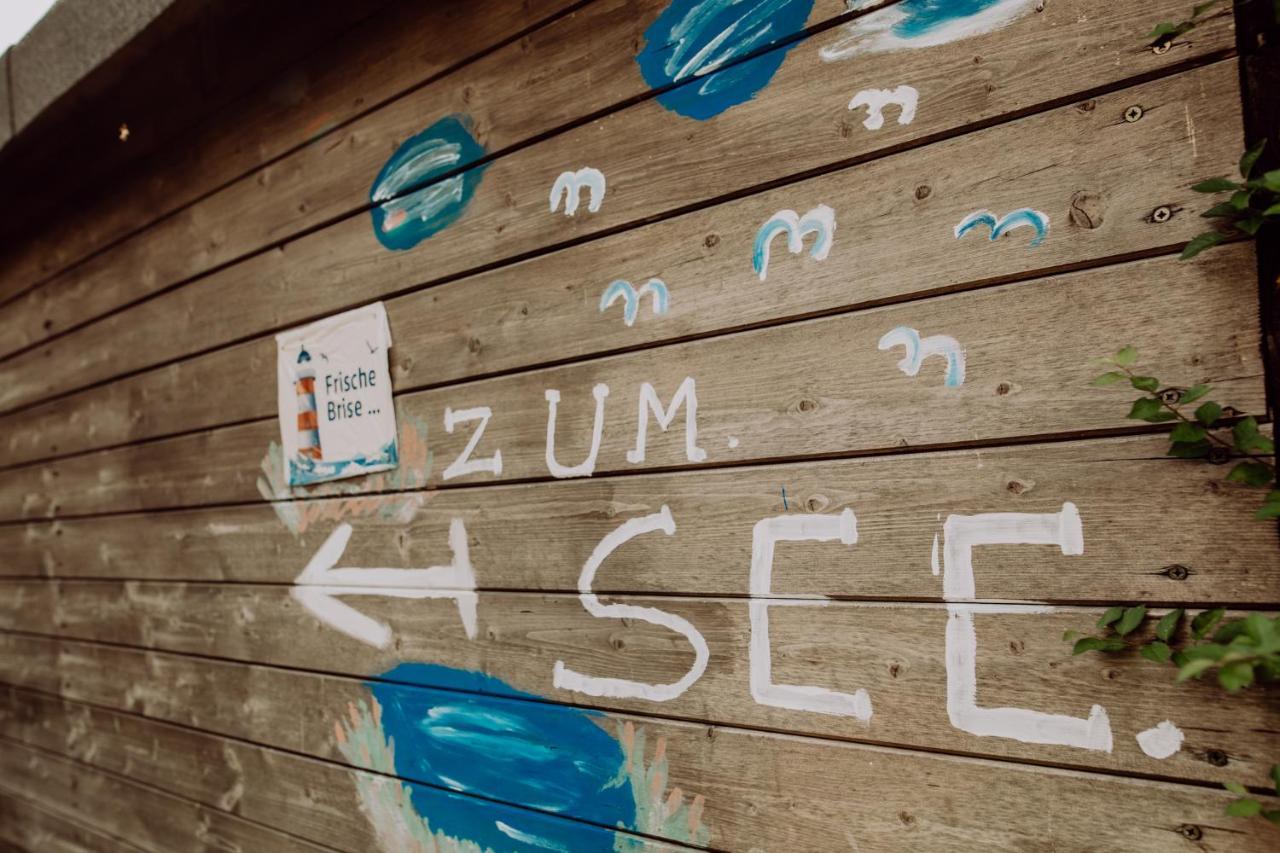 Glampingresort Raus Am See In Spaden Schiffdorf Eksteriør billede
